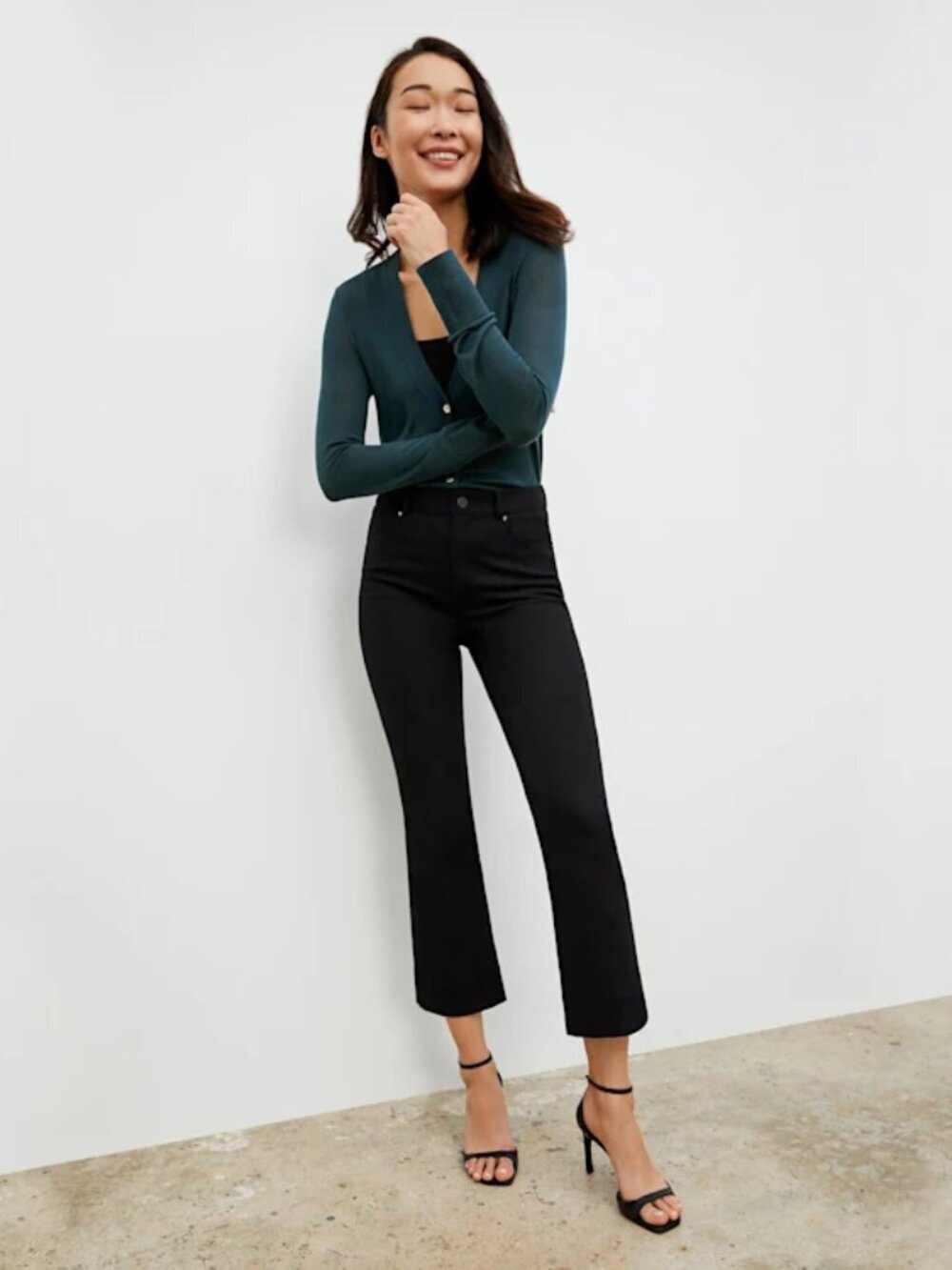 MM LaFleur The Archie Jeans Eco Better Than Denim Organic Cotton Pants Black 4